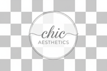 CHIC AESTHETICS Logo - Lighter Checkerboard